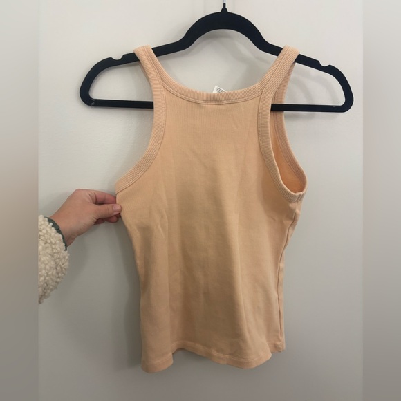 H&M Peach Ribbed Soft Tank Top - Picture 3 of 3
